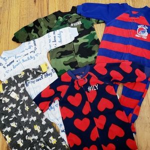 Footsie flannel pijamas